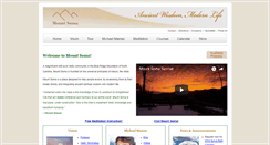 Desktop Screenshot of mountsoma.org