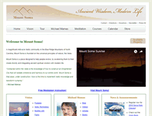 Tablet Screenshot of mountsoma.org